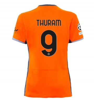 Inter Milan Marcus Thuram #9 Tercera Equipación Mujer 2023-24 Manga Corta